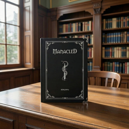 Manacled Special Edition 3in1 – Deluxe Fantasy Romance Collector’s Edition by Senlinyu | Intricate Skull Design & Embossed Decorative Cover