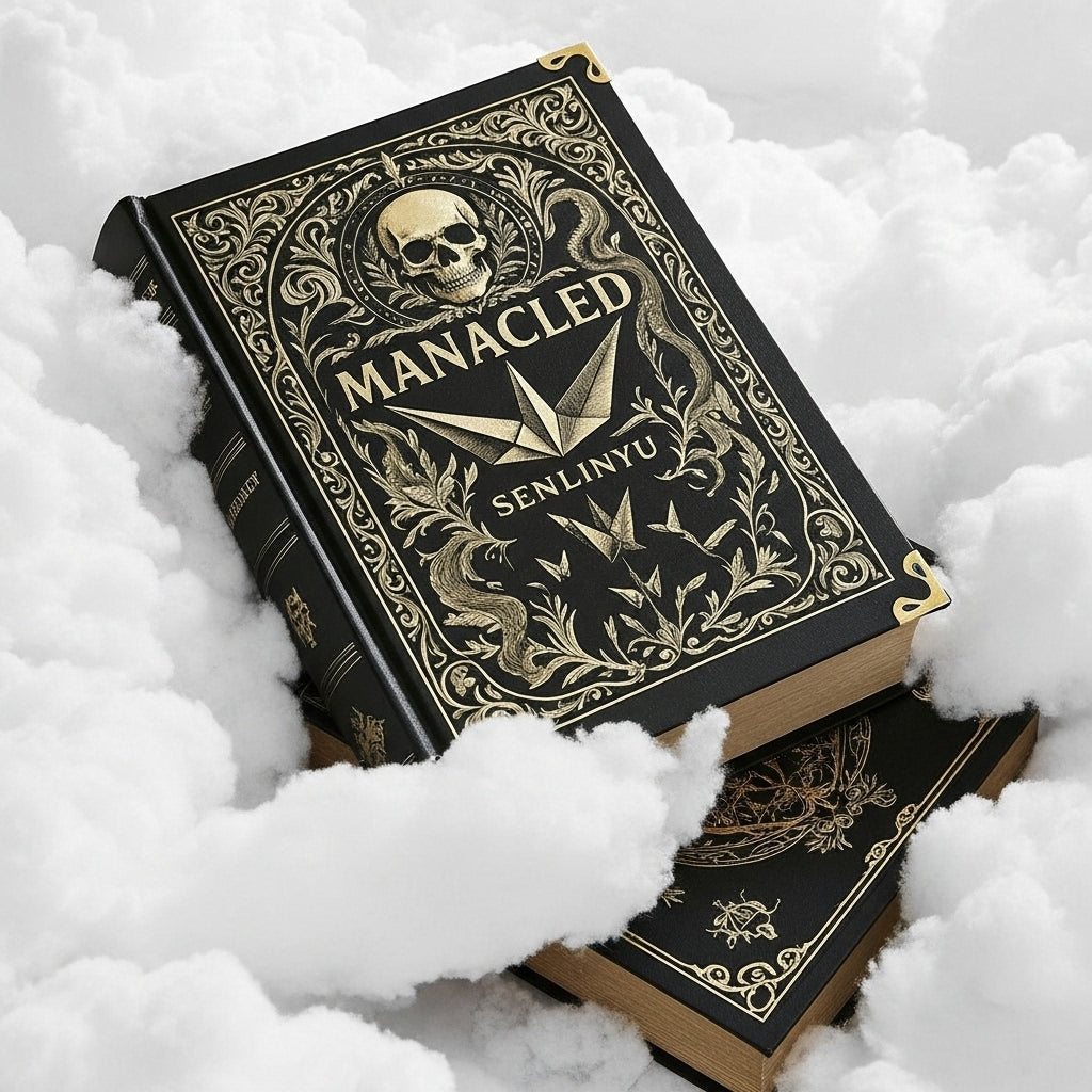 Manacled Special Edition 3in1 – Deluxe Fantasy Romance Collector’s Edition by Senlinyu | Intricate Skull Design & Embossed Decorative Cover